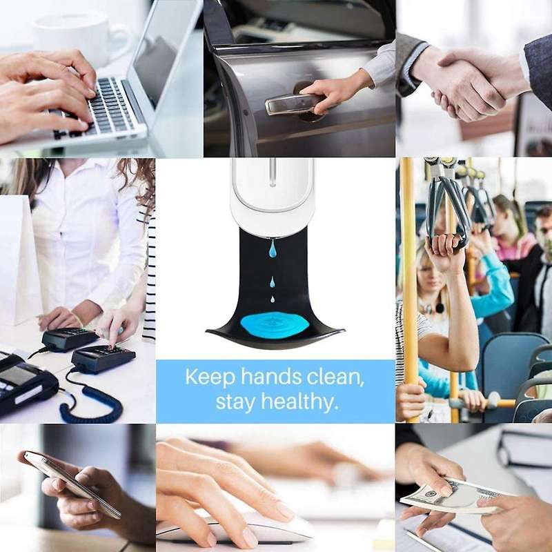 Drip Tray Compatible Automatic Soap Dispenser, Wall Mount and Dispenser, Prevent Dripping and Sprayi
