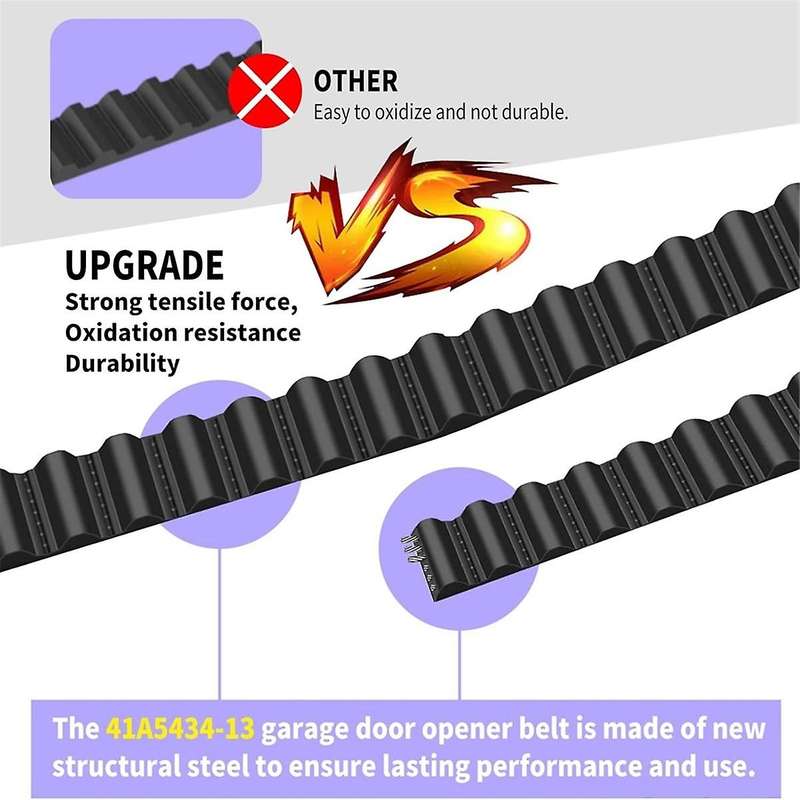 Drive Belt 41A5434-13A for 8ft Garage Door Opener Belt Assembly, Fits 41A5434-13,041A5434-13