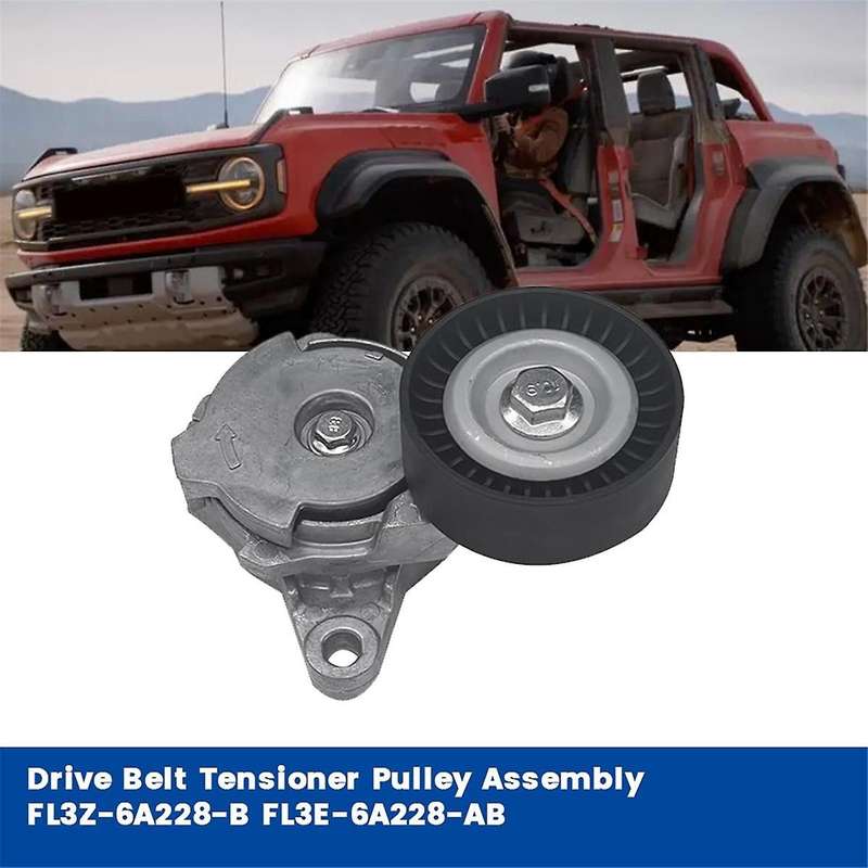 Drive Belt Tensioner Pulley Assembly FL3Z-6A228-B FL3E-6A228-AB for 21-23 2015-2023 FL3E6A228B