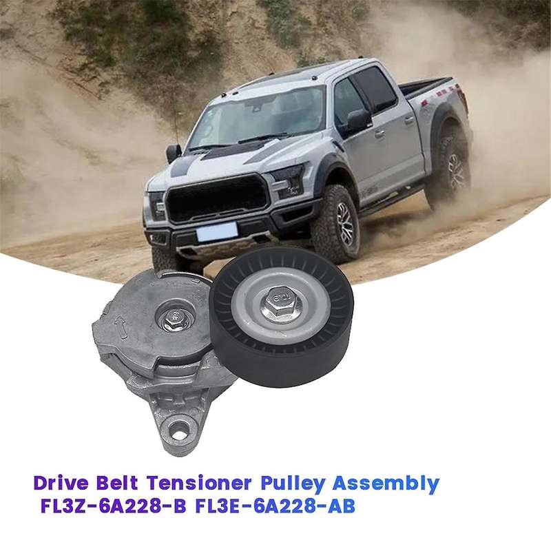 Drive Belt Tensioner Pulley Assembly FL3Z-6A228-B FL3E-6A228-AB for 21-23 2015-2023 FL3E6A228B