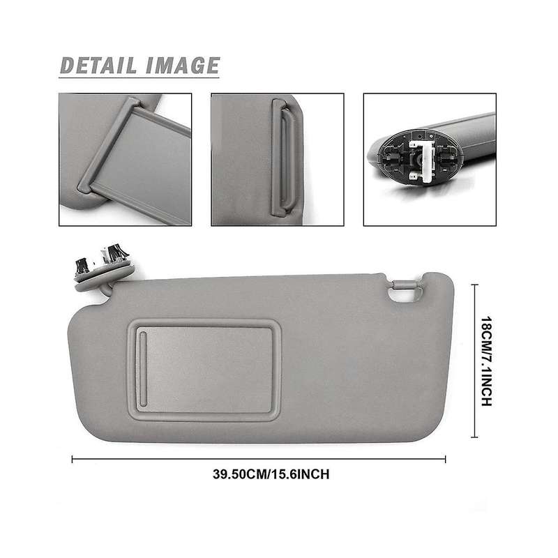 Driver Front Left Side Sun Visors with Light for 2006-2013 Car Accessories 74320-42501-b2