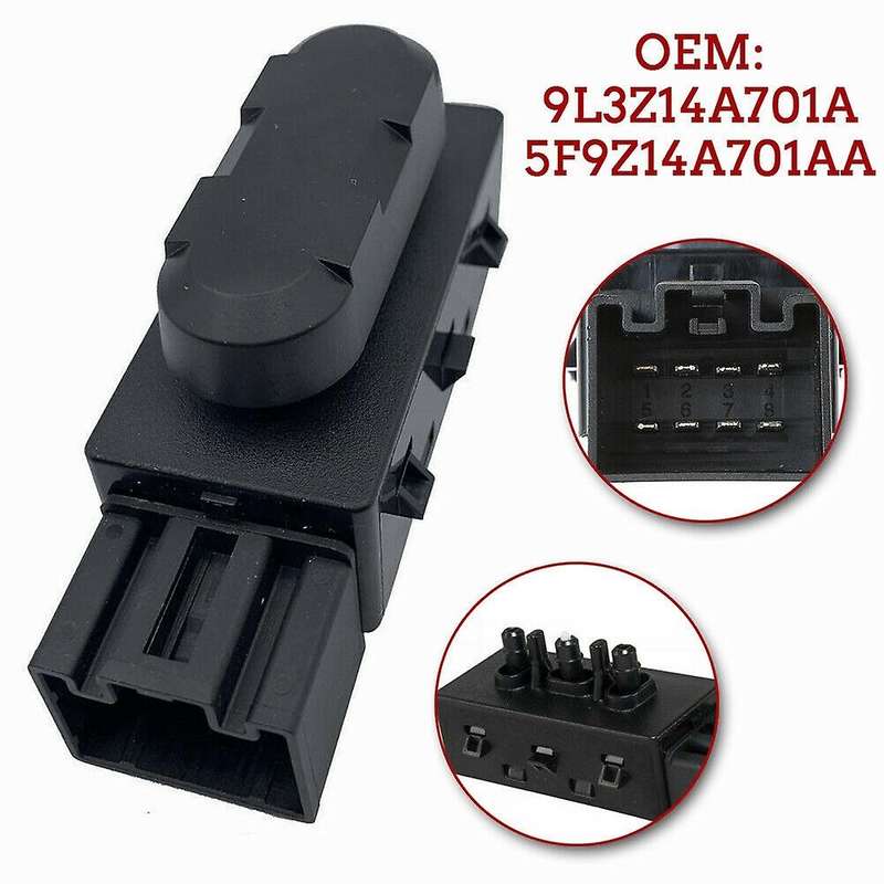 DRIVER LEFT 6 Way Power Seat Switch 9L3Z14A701A 5F9Z14A701AA for F250 PSW5