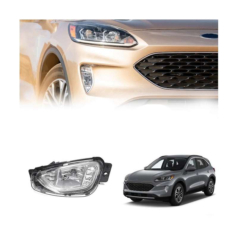 Driver Side Left Front Bumper Fog Light Assembly for Escape 2021 2022 2023 Car Driving Lamp Foglight