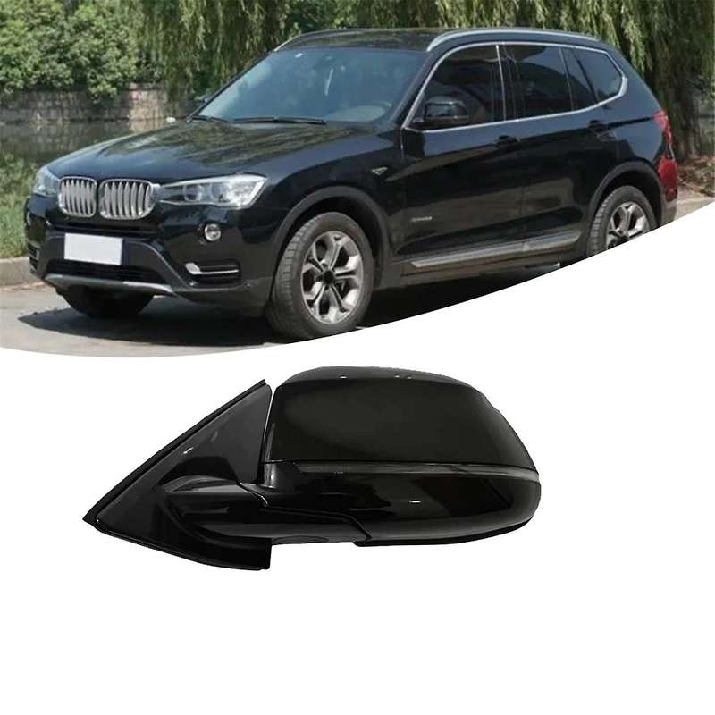 Driver Side Power Folding Mirror for X3 F25 2015-2017 Exterior Door Wing Rear View Mirror Side Ligh