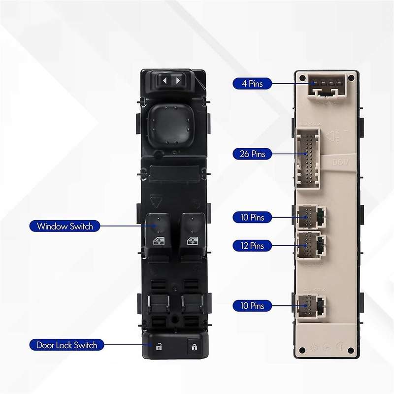 Driver Side Power Master Window Switch for 2003-2007, 920-023 -226 15883318 15109666