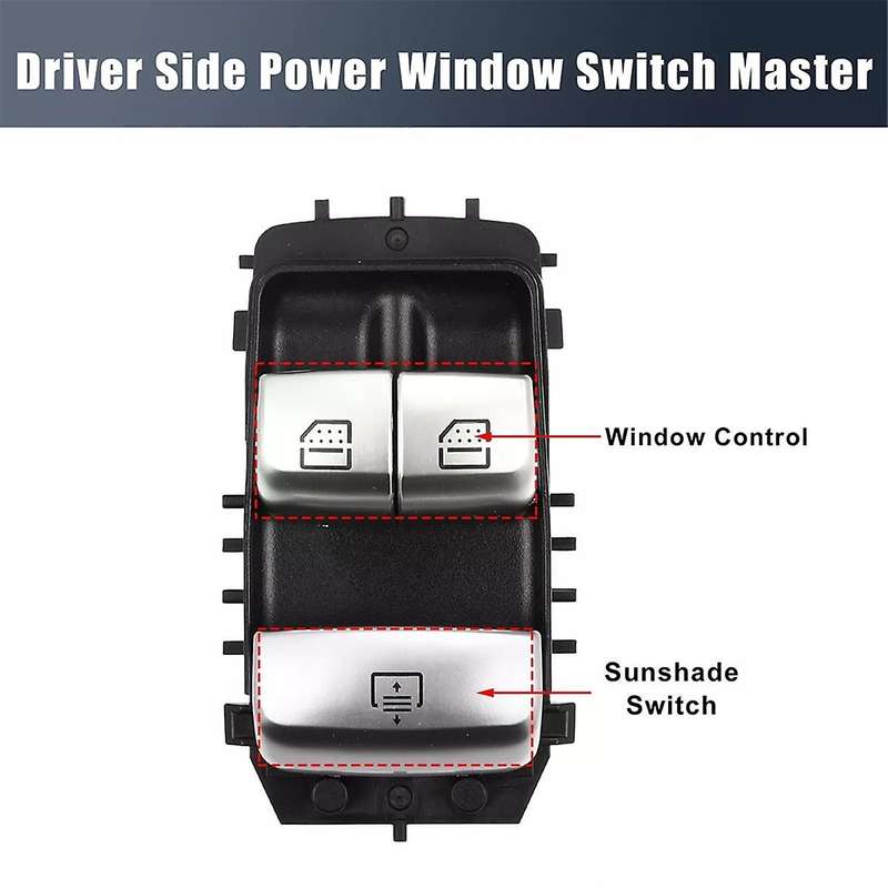 Driver Side Power Window Switch Master A22290501090 for - E Class