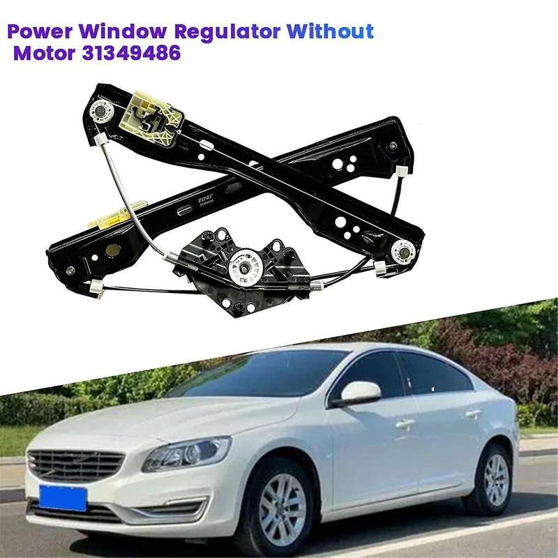 Driver Side Power Window Regulator 31349486 for S60 T5 T6 2011-2018 Window Regulator without Motor