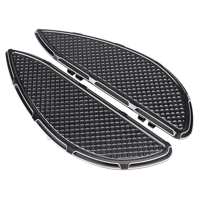 Driver Stretched Floorboards Foot Boards for Glide Dyna FLD