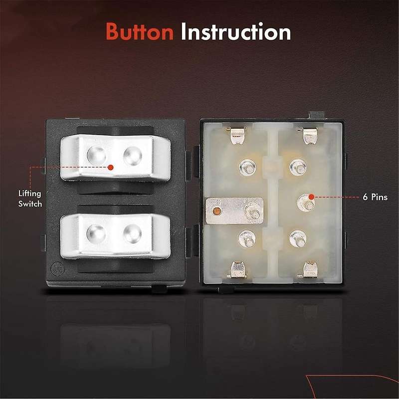 Driver Side Window Switch 56004831 4360167 for B150 B250 B350 D100 D150 D250 D350 Ramcharger W100