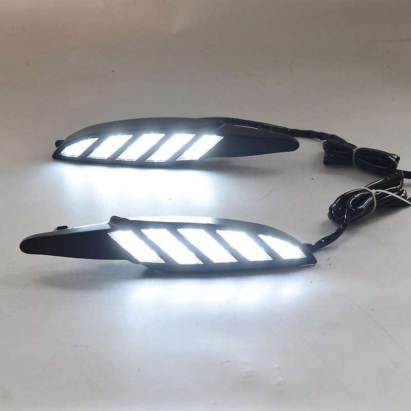 Driving DRL with Turn Signal Daytime Running Light Fog Lamp Relay 12V Daylight for 2017