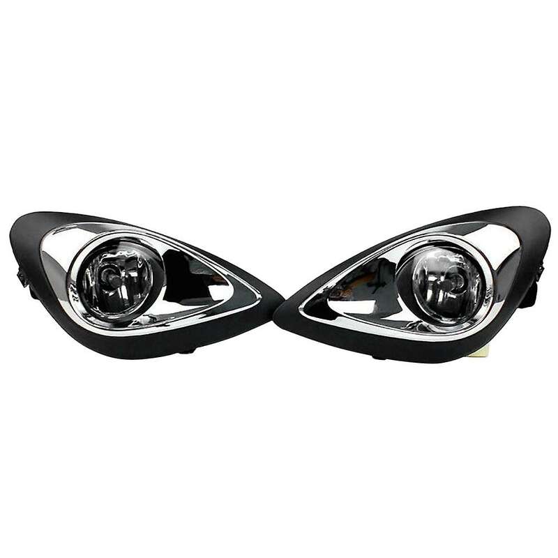 Driving Fog Lights Lamps Assembly with 12V Halogen Bulbs & Switch for Micra March K13 2010-2013 Acce