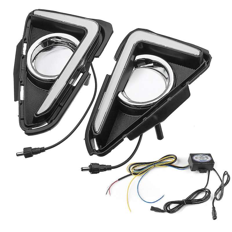 DRL for 2016 17 18 LED Daytime Running Light Fog Lamp with Turn Signal