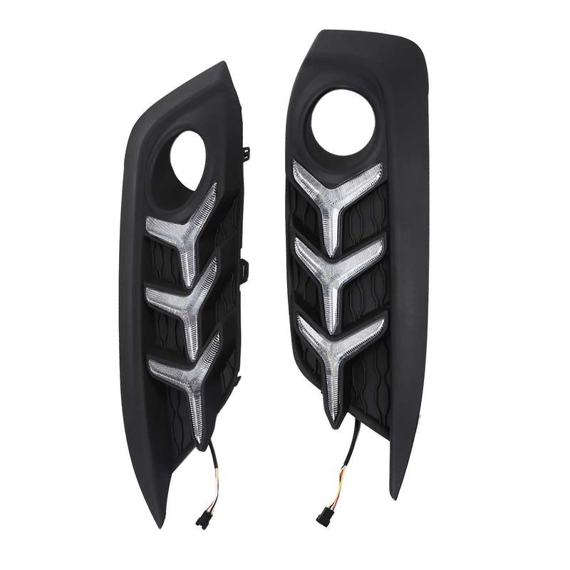 DRL LED Daytime Running Light Yellow Signal Lamp for 2016-2018