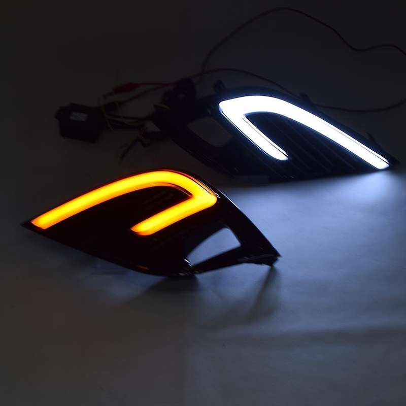 DRL LED Fog Lamp Daytime Running Lights Driving Light with Turn Signal Lamp for 2018 2019 XSE SE