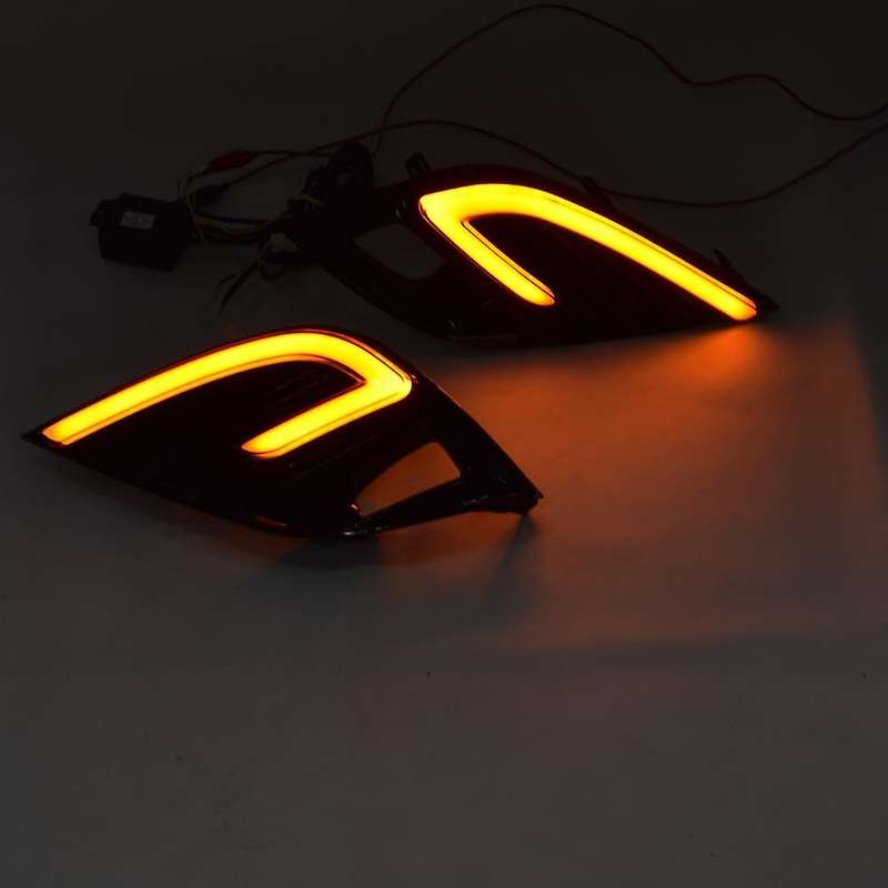 DRL LED Fog Lamp Daytime Running Lights Driving Light with Turn Signal Lamp for 2018 2019 XSE SE