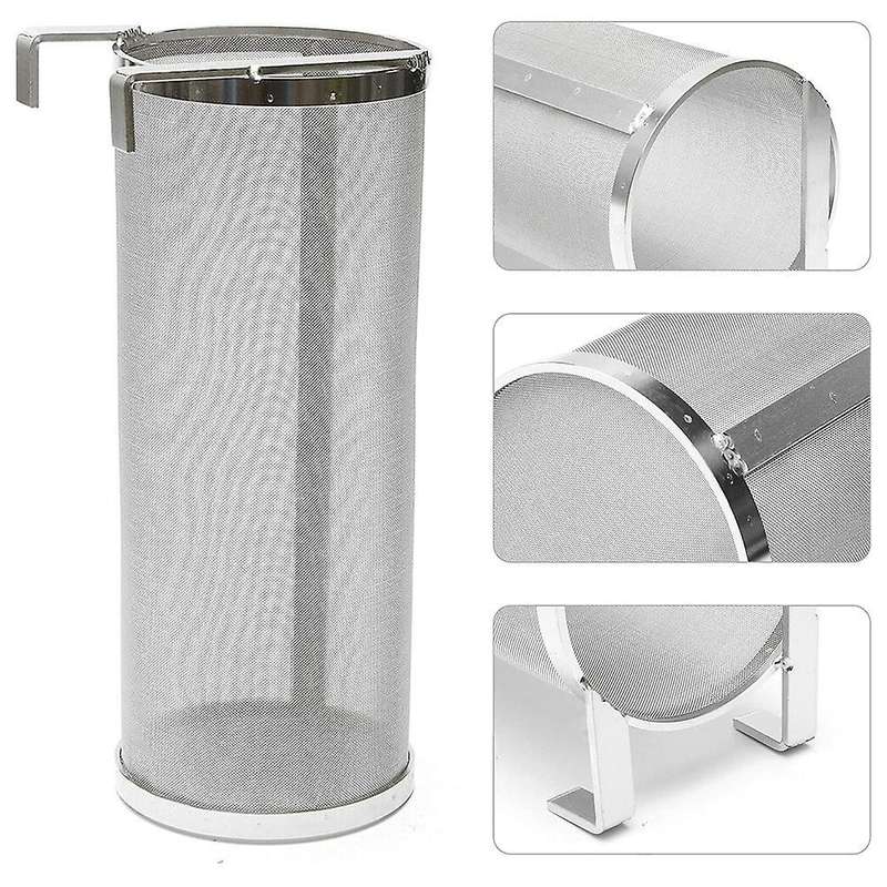 Dry Beer Hopper Filter, Stainless Steel Hopper Spider Beer Filter for Home Brew Hops Beer Wine or C