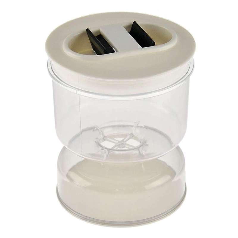 Dry and Wet Dispenser Pickles and Olives Hourglass Jar Container