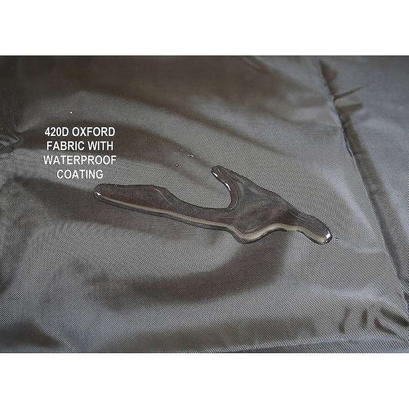 Drum Set Cover - Premium Black Waterproof 420d Oxford Fabric with Silver Coating - Anti Uv-rays Pro