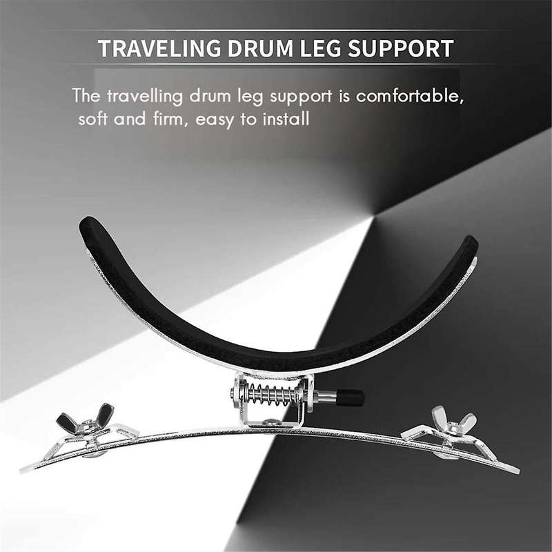 Drum Leg Holder Metal Traveling Drum Leg Support Thickened Sponge Decompression Drum Rack for March