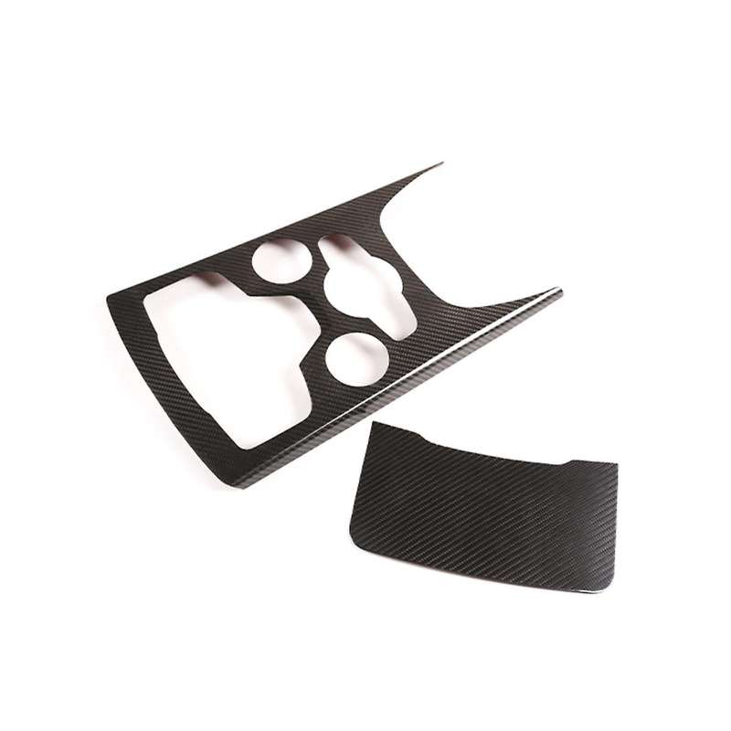 Dry Carbon Fiber Car Center Console Gear Shift Panel Decoration Trim for Stelvio 2020-2022 Accessori