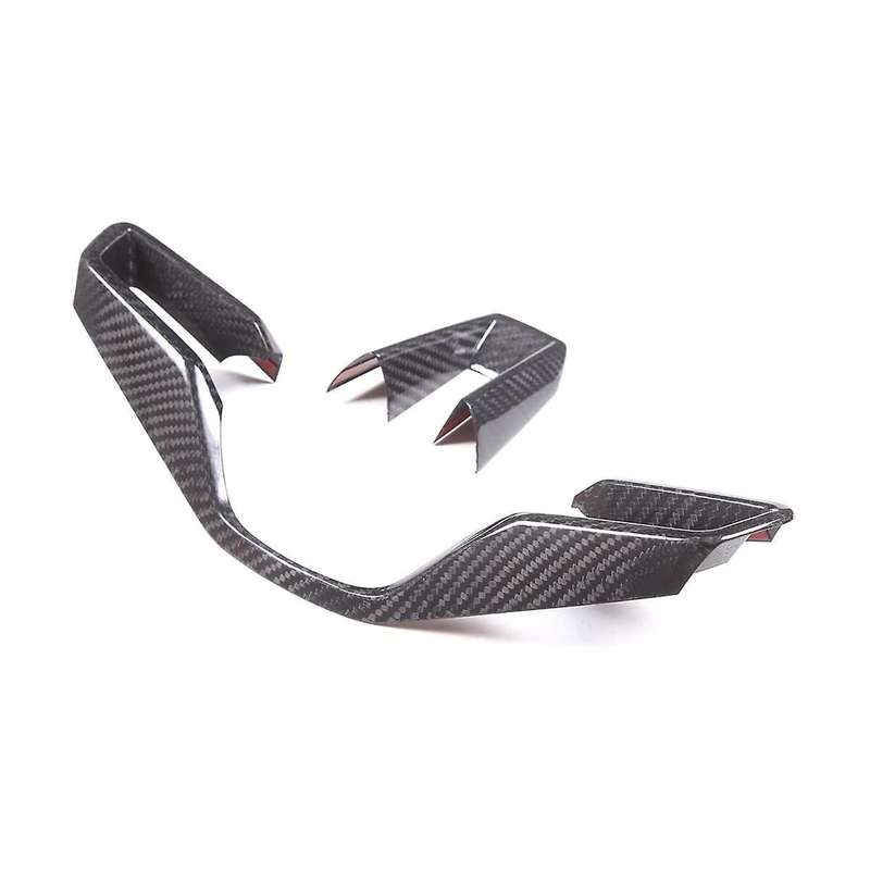 Dry Carbon Fiber Car Steering Wheel Button Frame Cover Trim Kit for 911 Taycan 2019-2023 Accessorie