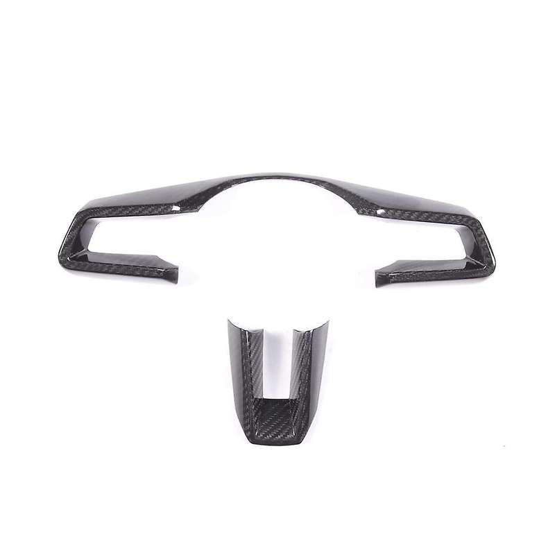 Dry Carbon Fiber Car Steering Wheel Button Frame Cover Trim Kit for 911 Taycan 2019-2023 Accessorie