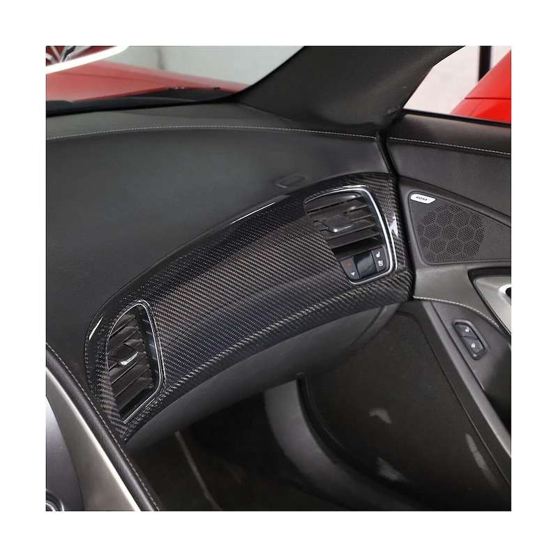 Dry Carbon Fiber Dashboard Panel Cover Trim Decor for C7 2014-2019 Accessories