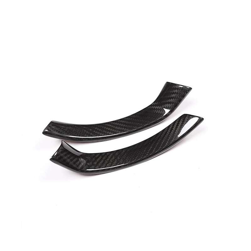 Dry Carbon Fiber Steering Wheel Decoration Frame Strip Cover Trim for 2017 2018 2019 Accessories