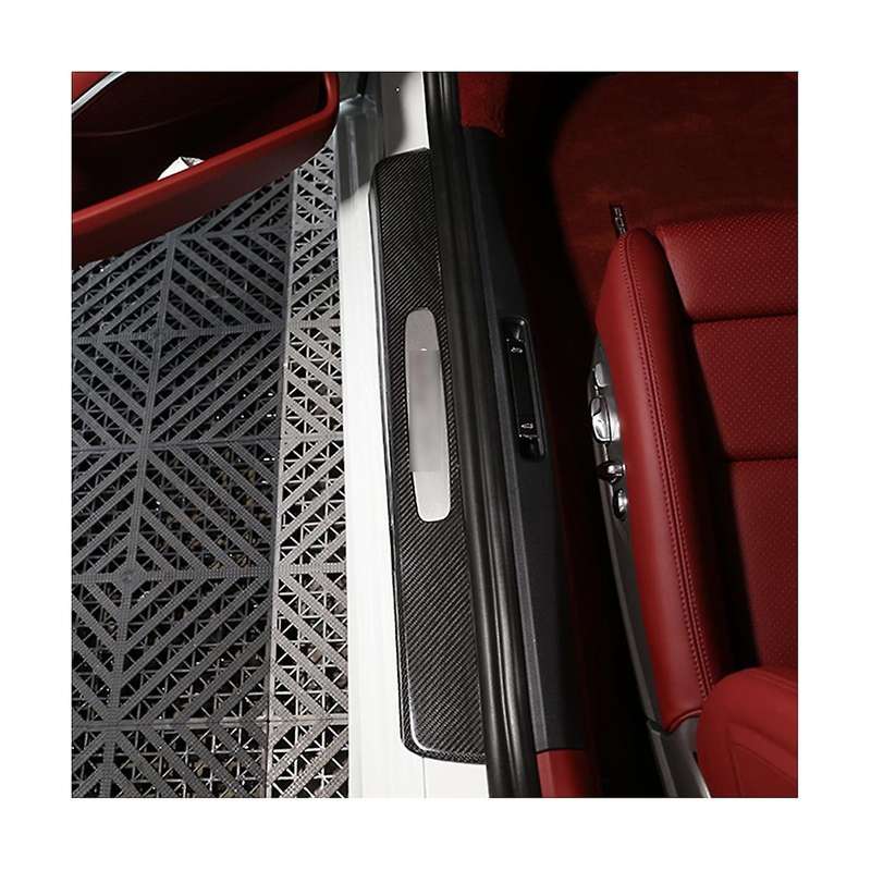 Dry Carbon Fiber Welcome Pedal Cover for 718 2016-2019 2010-2017 External Threshold Pedal Accessori