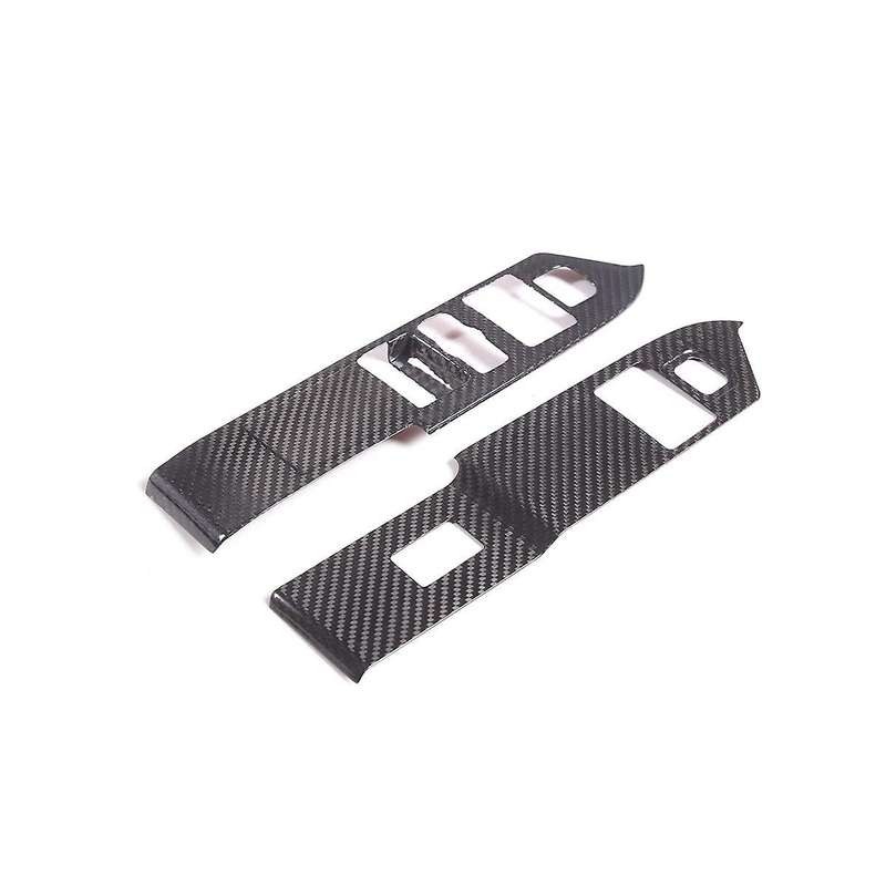 Dry Carbon Fiber Window Lift Switch Frame Cover Trim for 90 2020-2023 LHD Interior Accessories