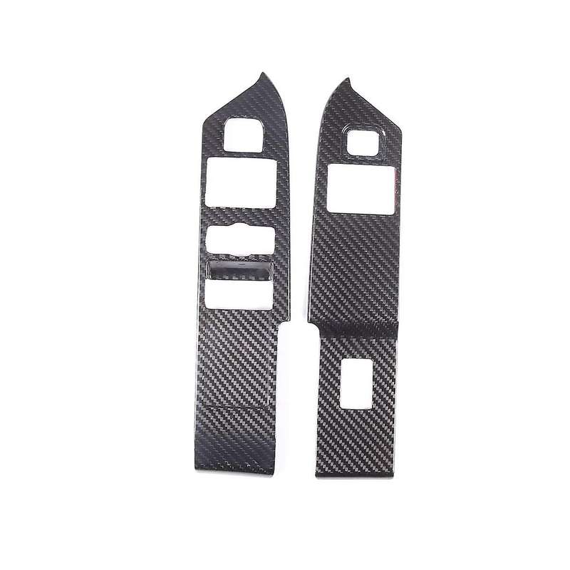 Dry Carbon Fiber Window Lift Switch Frame Cover Trim for 90 2020-2023 LHD Interior Accessories