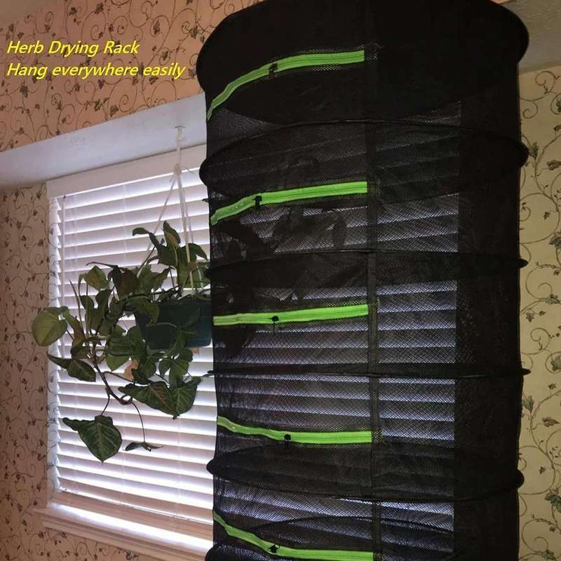 Drying Rack for Plant 8 Layer,Drying Rack for Weed Bud Seed,Hydroponic Plants Drying Rack Net for Ve