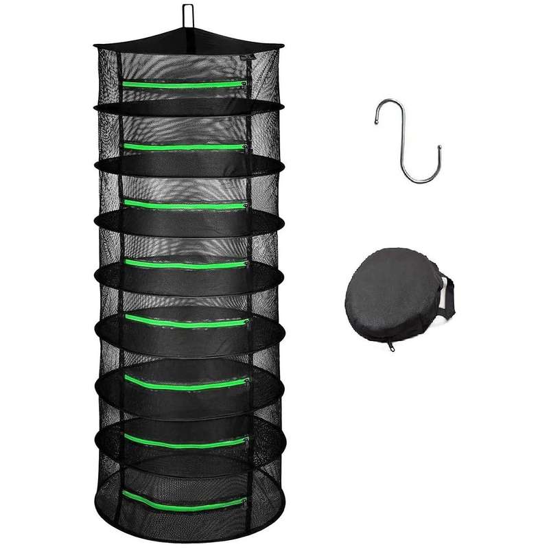 Drying Rack for Plant 8 Layer,Drying Rack for Weed Bud Seed,Hydroponic Plants Drying Rack Net for Ve