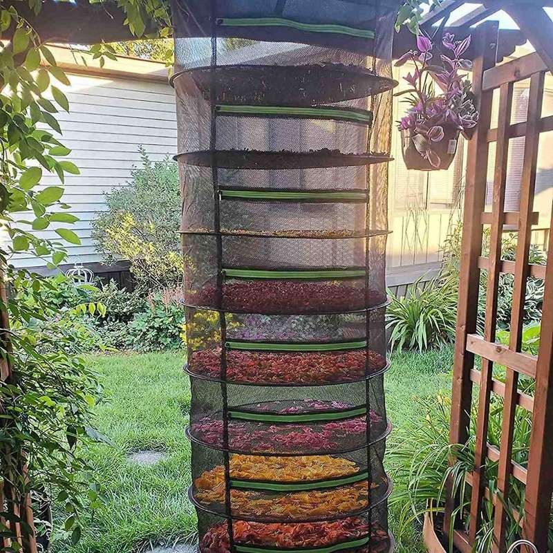 Drying Rack for Plant 8 Layer,Drying Rack for Weed Bud Seed,Hydroponic Plants Drying Rack Net for Ve