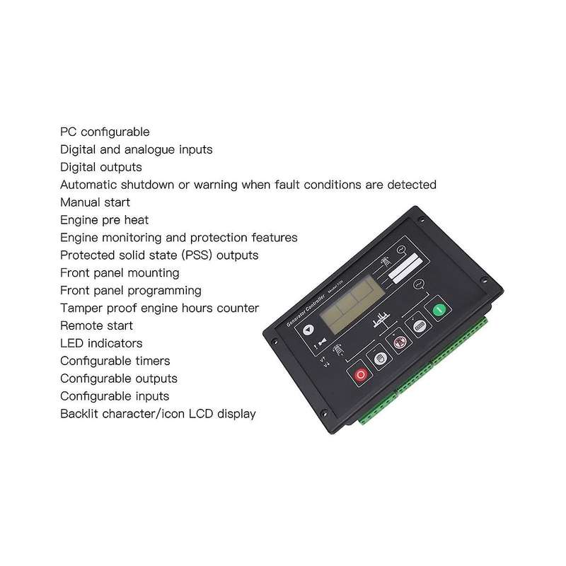 Dse720 Auto Start Generator Controller Module Generator Control Panel Alternator Protecting Control