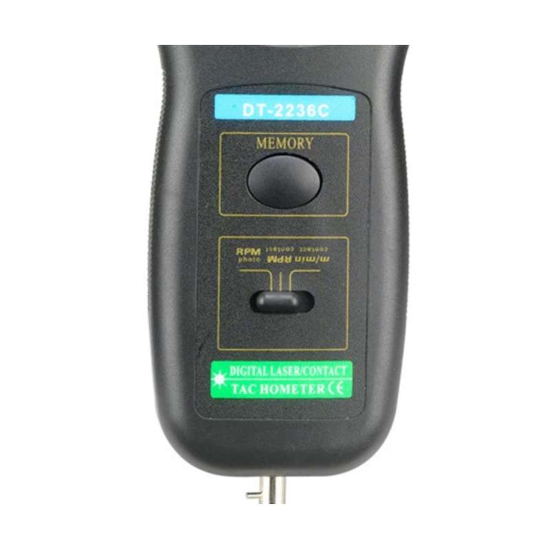 Dt2236c Speed Detector Meter Laser Tachometer Dt 2236c Led Digital Optical Contact Tachometer Detect