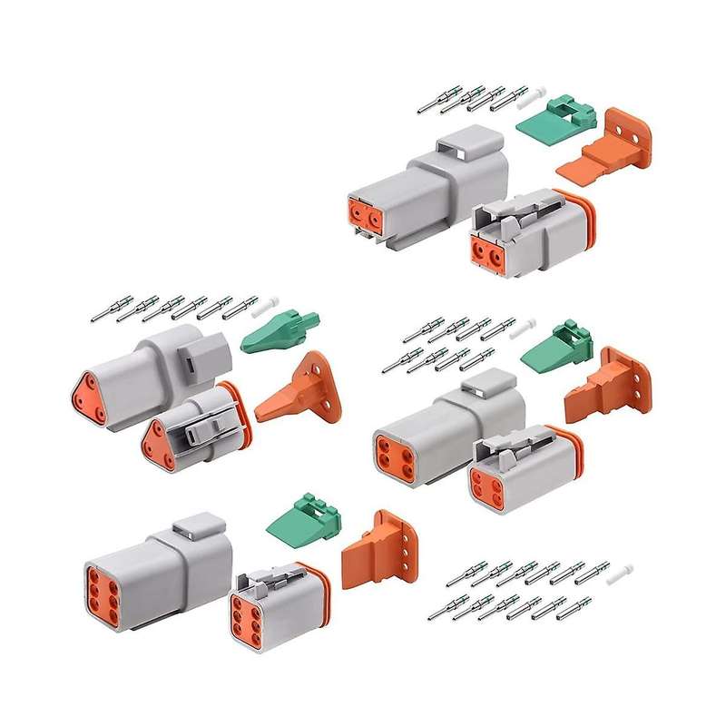 Dt Connector, 2 3 4 6 Pin Deutsch Connector Kit,waterproof Automotive Electrical with Stamped Conta