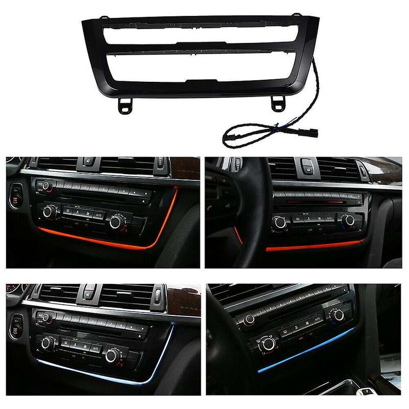 Dual Color LED Car Door Dash Panel Atmosphere Decor Light Strip for M3 Series F30 F35 3GT