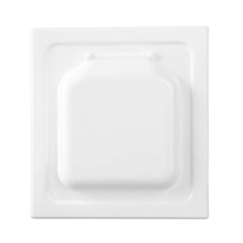 Dual Door Dryer Vent Cover Outdoor 4 Inch, Plastic in Any Outdoor Vent Cover, No Lint Collecting Scr