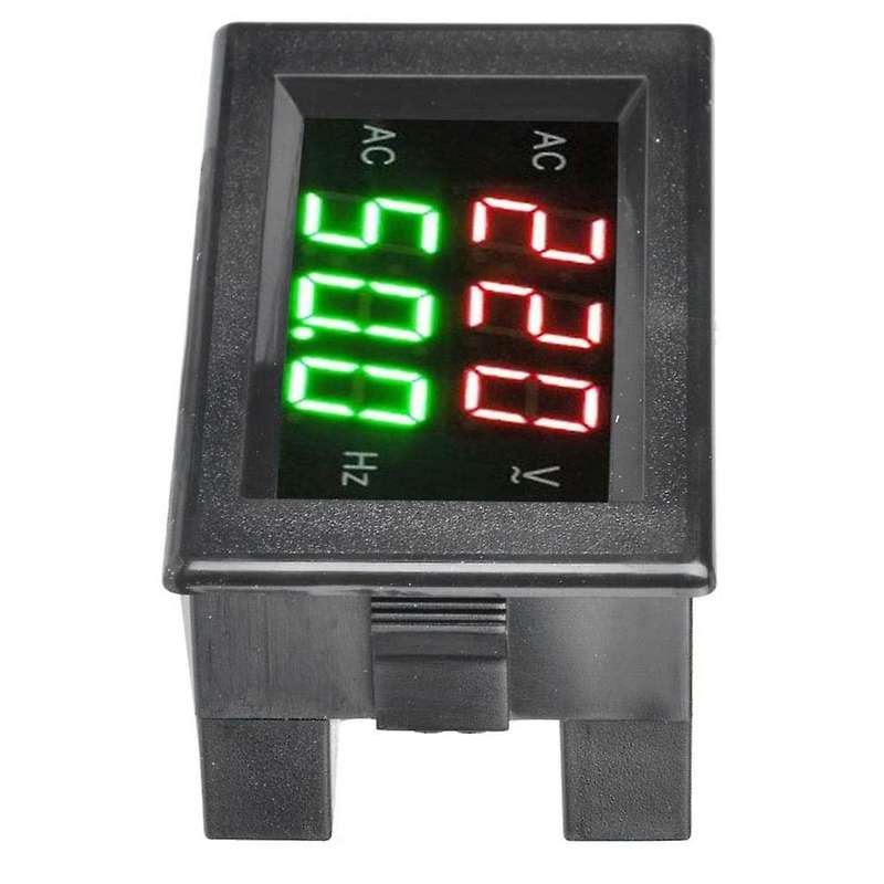Dual Display Voltmeter LED Detector Digital AC Monitor Gauge Panel Ammeter Generator Transformer for