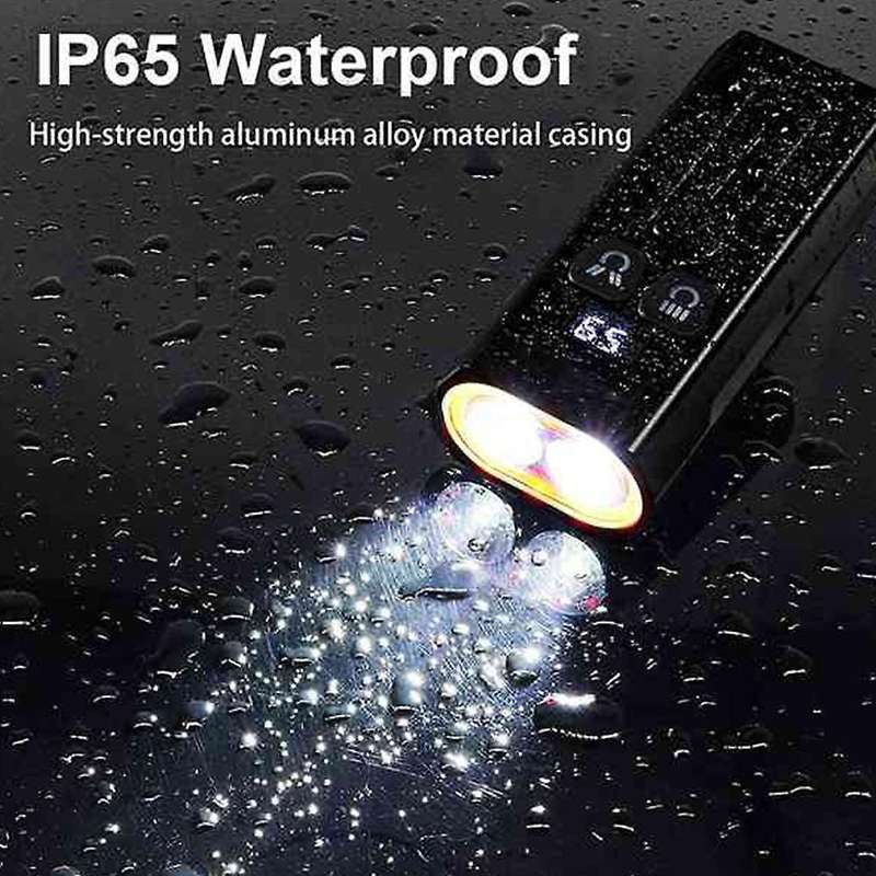 Dual LED Bike Lights USB Rechargeable Bike Lights Bike Headlights for Road, Mountain, Commuter Bikes