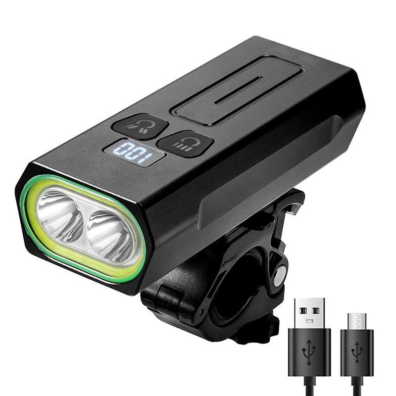 Dual LED Bike Lights USB Rechargeable Bike Lights Bike Headlights for Road, Mountain, Commuter Bikes