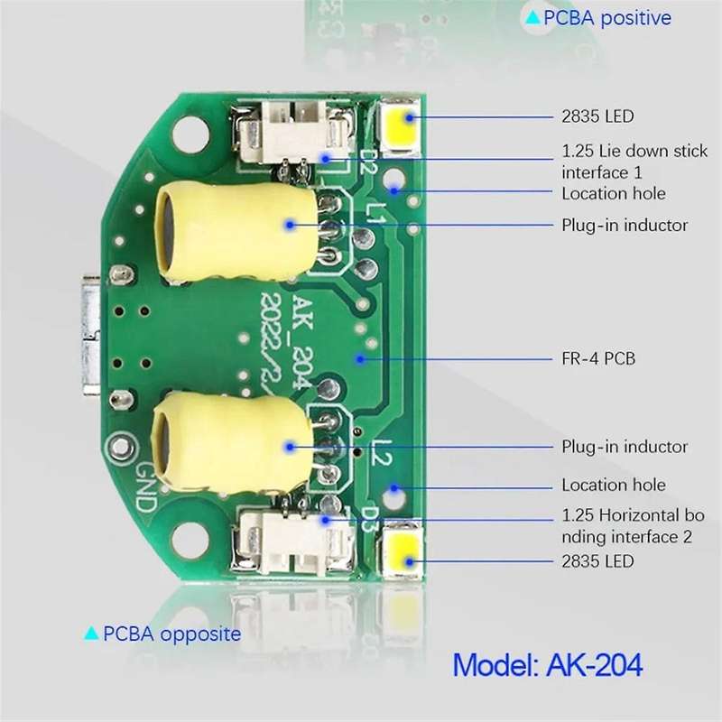 Dual Spray Atomization Module USB Humidifier Driving Circuit Board Atomization Experimental Equipmen