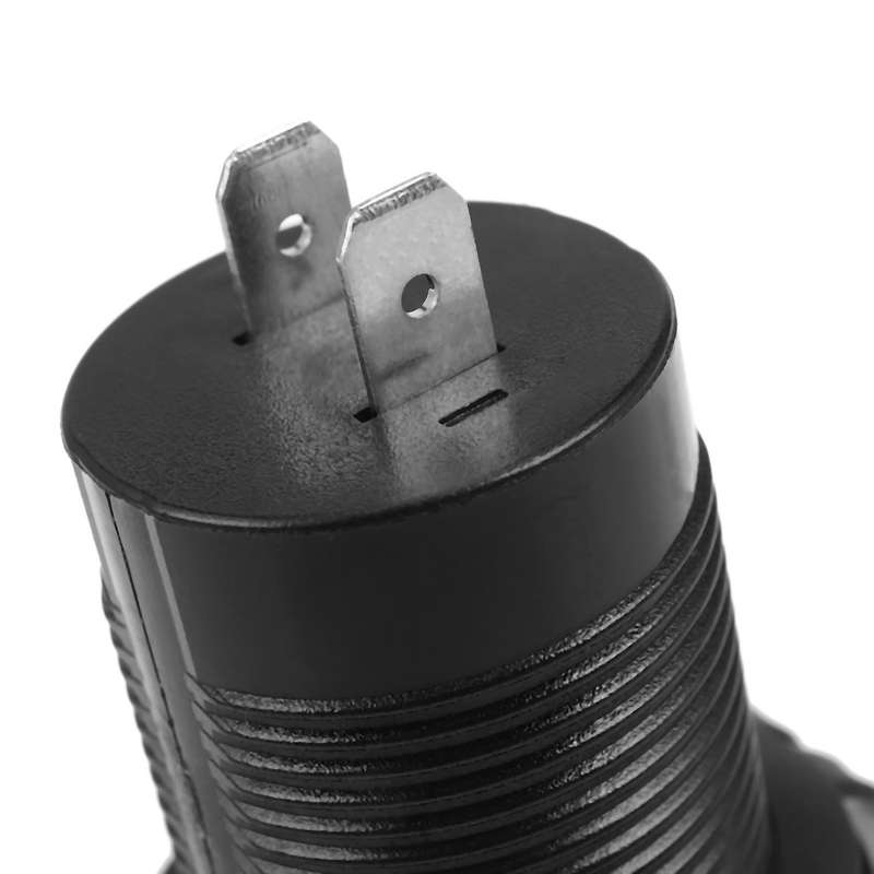 Dual USB Charger Socket Adapter with LED Voltmeter Waterproof Dustproof Cover for 12/24V Car Motorcy