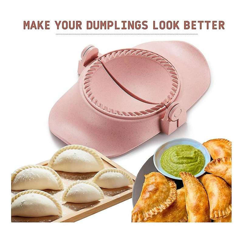Dumpling Maker, Dumpling Dough Press Mold Set with Ring Cutter and Stuffing Spoon, Kitchen Gadget F