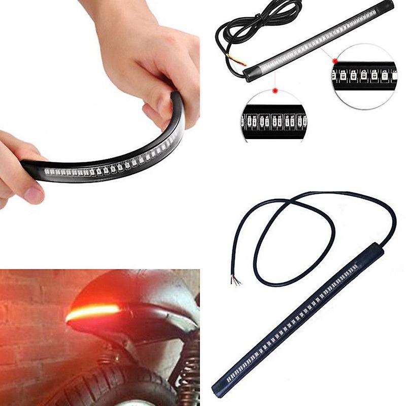 Durable 48 Smd Motorcycle Brake Lights Turn Lights Led Lights Waterproof Casing Motorcycle License