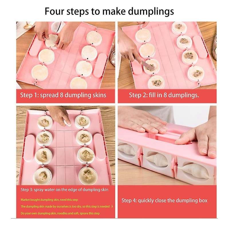 Dumplings Maker Tool, Jiaozi Pierogi Mold, You Can Make 8 Dumplings At a Time, Baking ,Pastry Kitche