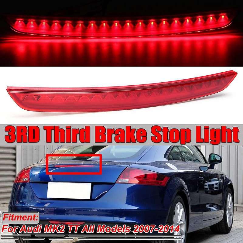 Durable Car High Brake Light Red LED Level Brake Light Rear Tail Light Lamp for MK2 TT 8J0945097