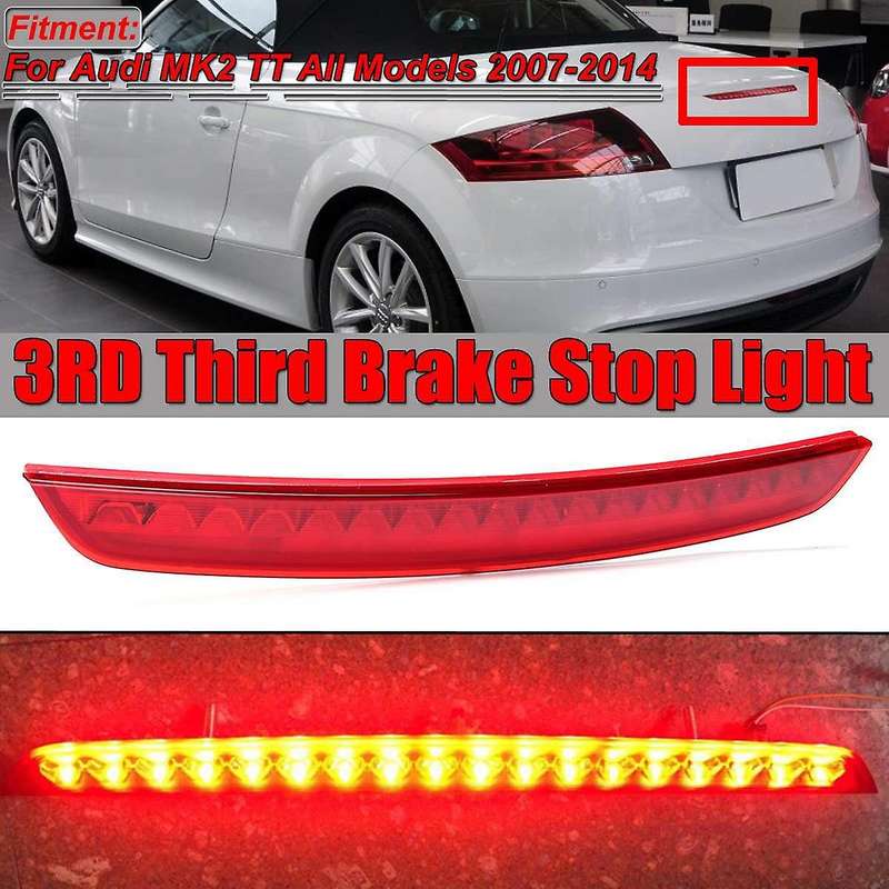 Durable Car High Brake Light Red LED Level Brake Light Rear Tail Light Lamp for MK2 TT 8J0945097