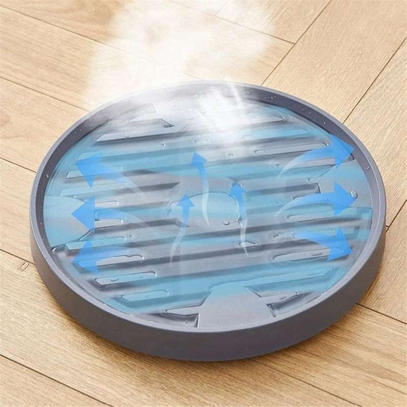 Durable Flowerpot Base Tray Plastic Removable Roller Plate Support Universal with Hidden Wheel Plant